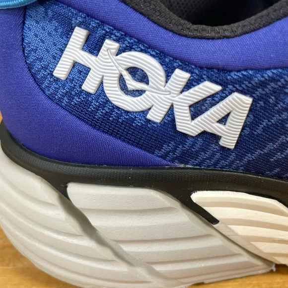 Hoka Gaviota 4 Men's Blue and Black Cushioning Running Shoes - Picture 11 of 13